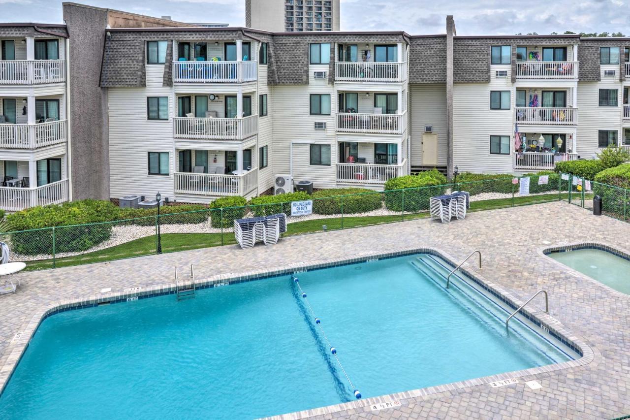 Beachfront Resort Condo With Pool View And Balcony! Myrtle Beach Exteriör bild