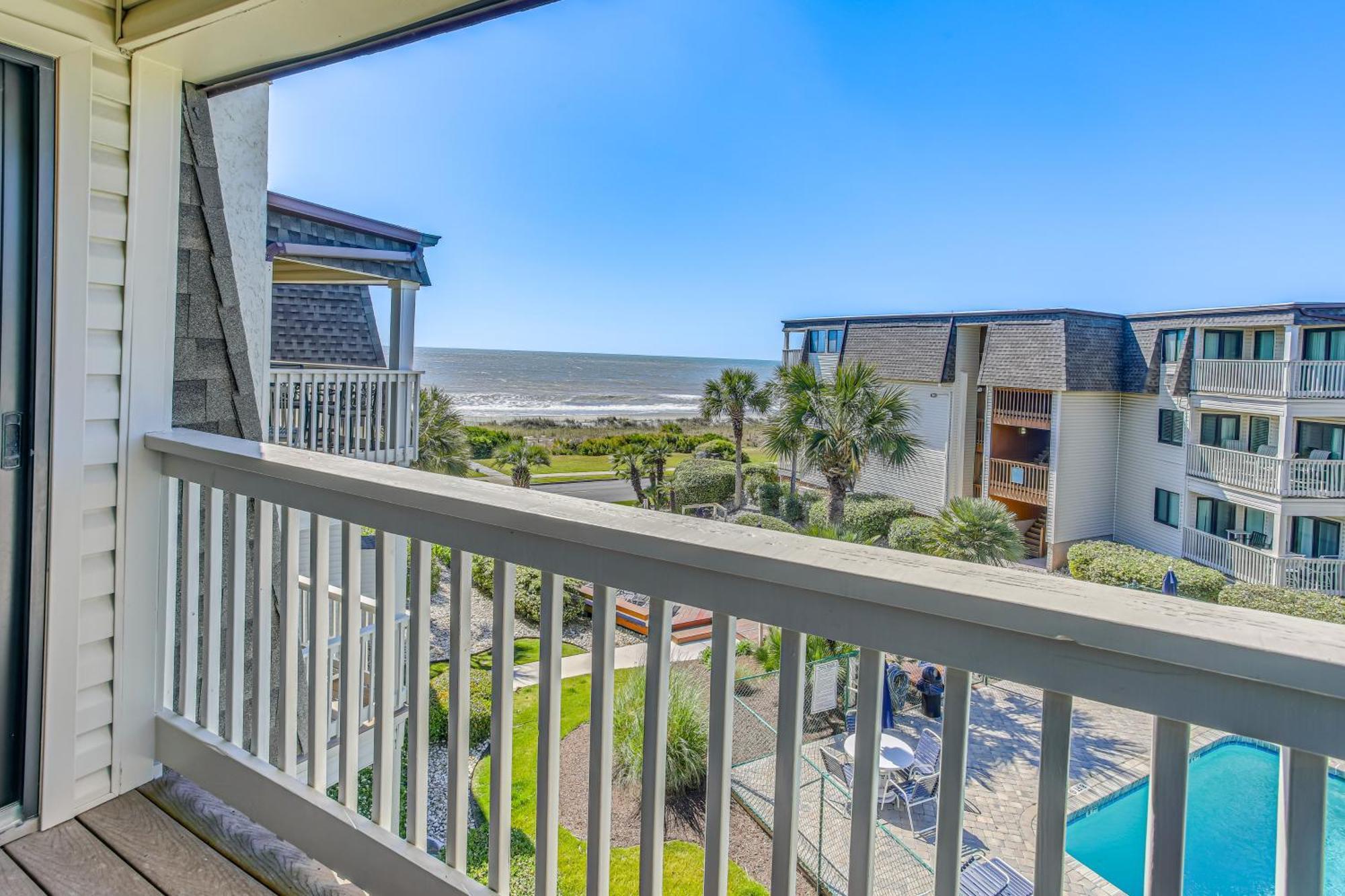 Beachfront Resort Condo With Pool View And Balcony! Myrtle Beach Exteriör bild