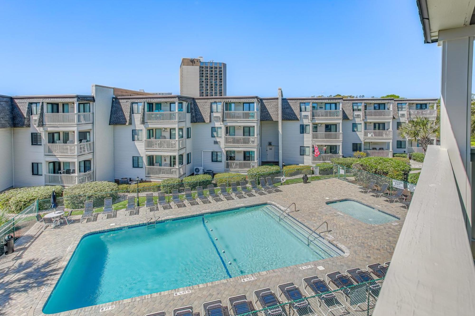 Beachfront Resort Condo With Pool View And Balcony! Myrtle Beach Exteriör bild