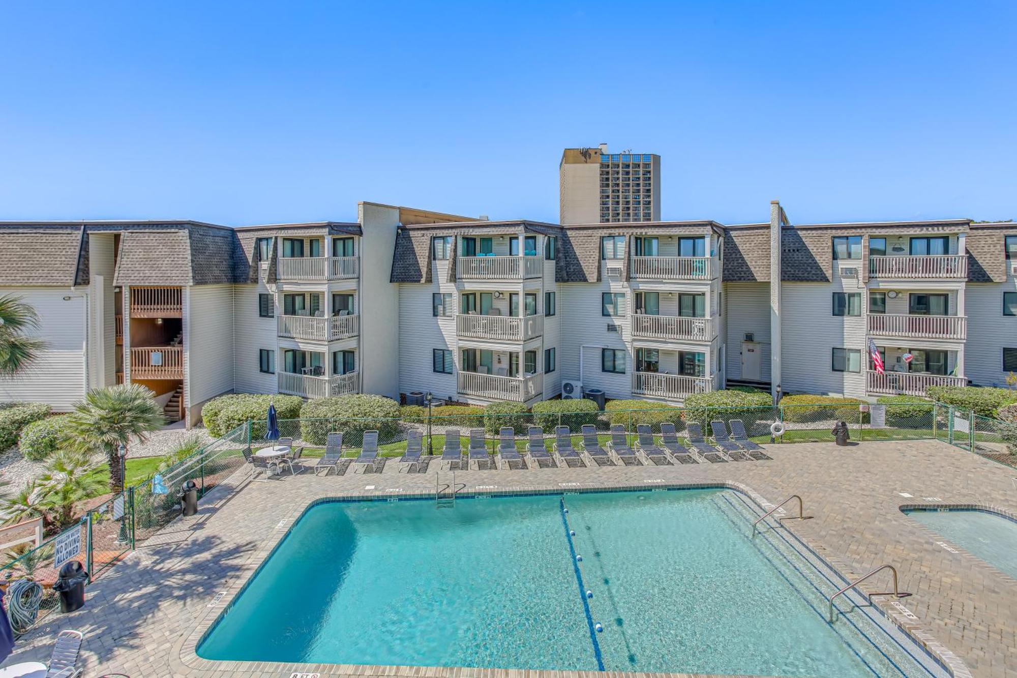 Beachfront Resort Condo With Pool View And Balcony! Myrtle Beach Exteriör bild